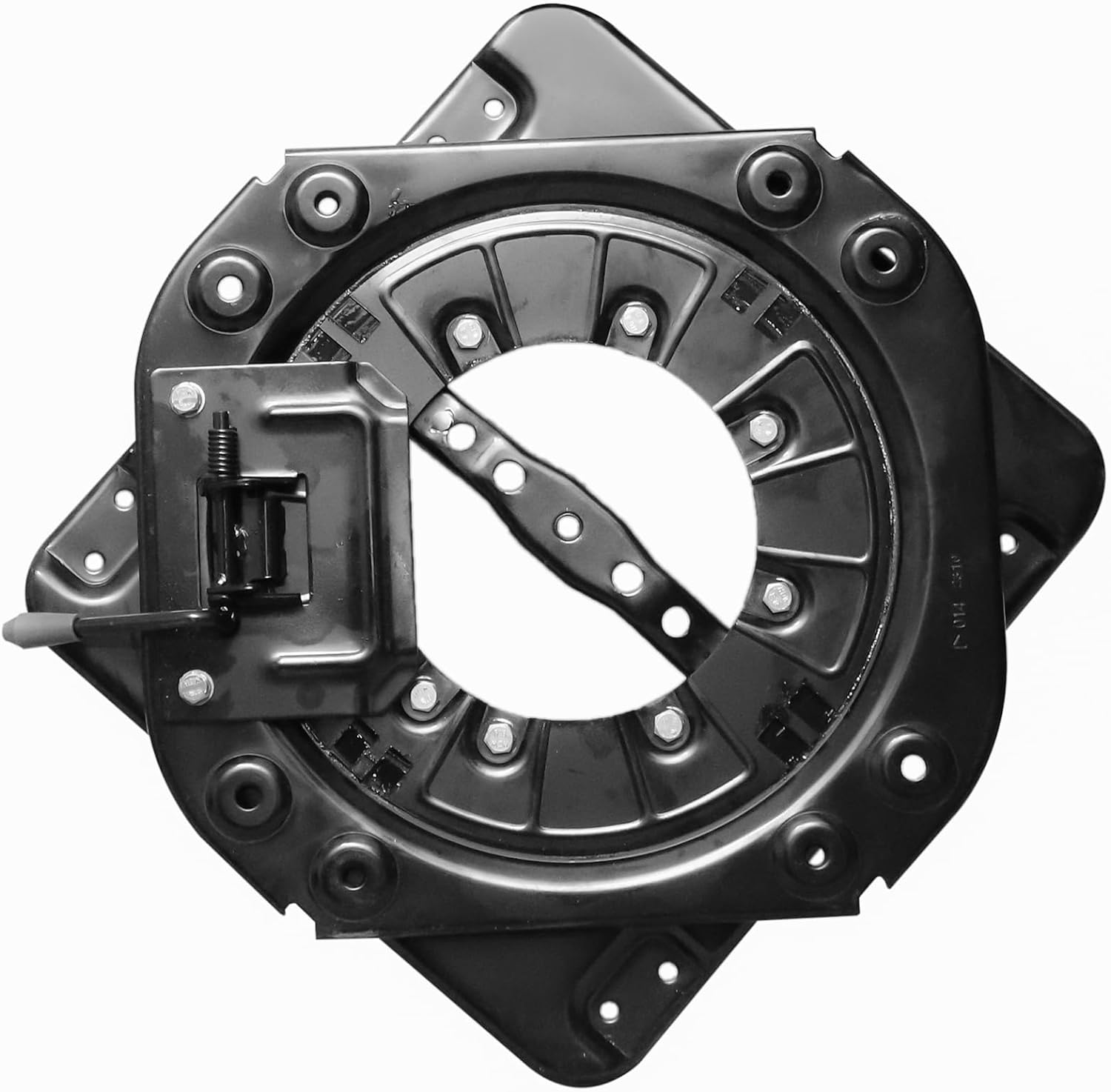 高耐久シートスイベルベース、3.0mm 鋼板スイベルシートベース 360 度回転可能 RV バン キャンピングカー ボート トラック バス用