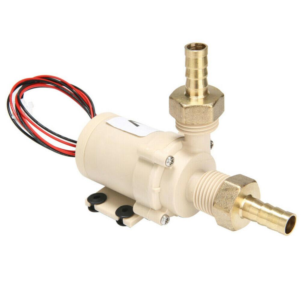 12V ブラシレス高温耐性防水ヒーター太陽熱温水ポンプ