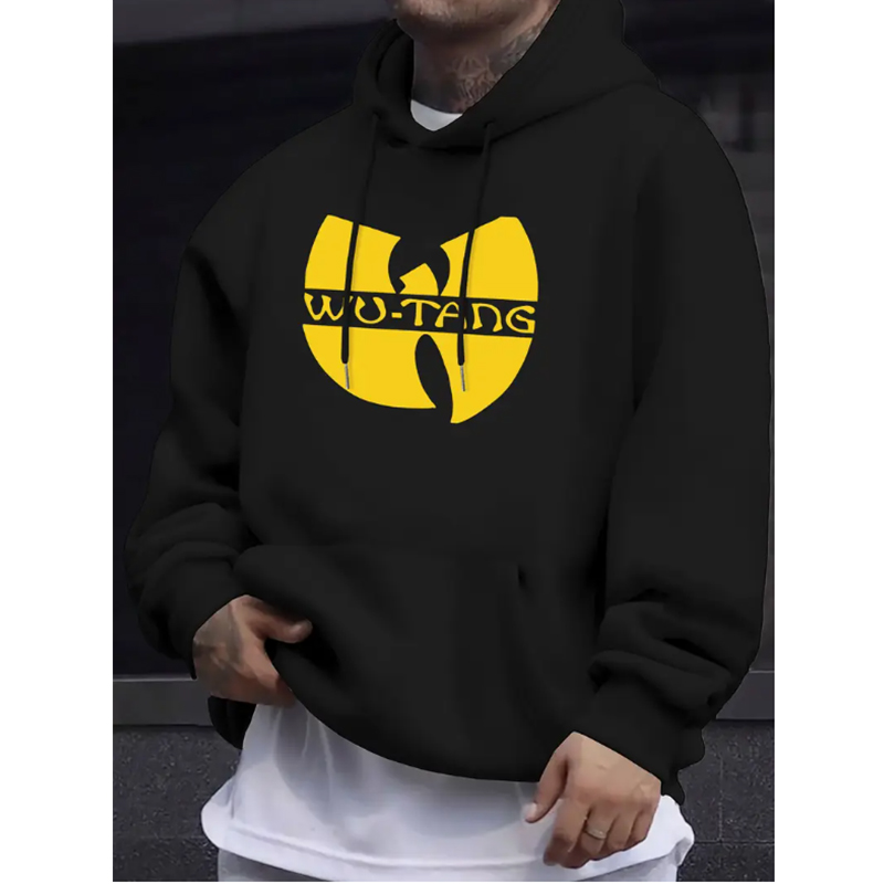 Wu-Tang ロゴグラフィックプリントパーカー男性女性ストリートファッショントレーナー男性女性ルース特大原宿 Y2k スタイルプルオーバー