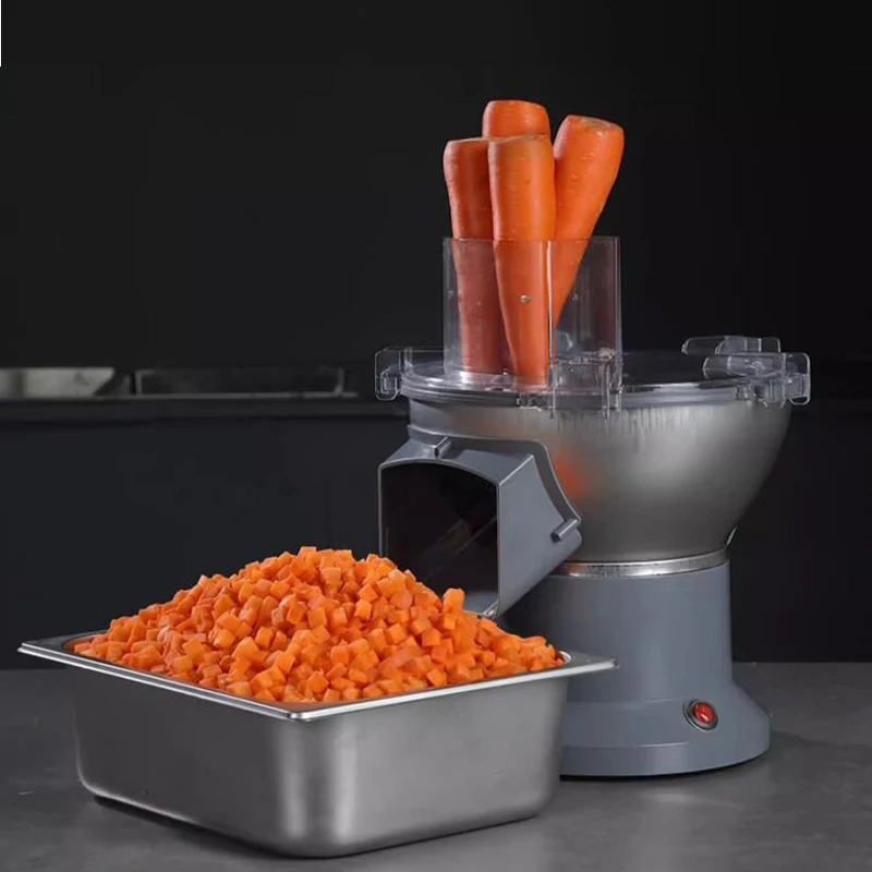 Electric Vegetable Cutter Machine Kitchen Stainless Steel Potato Slicer Shredding Cutting Machine