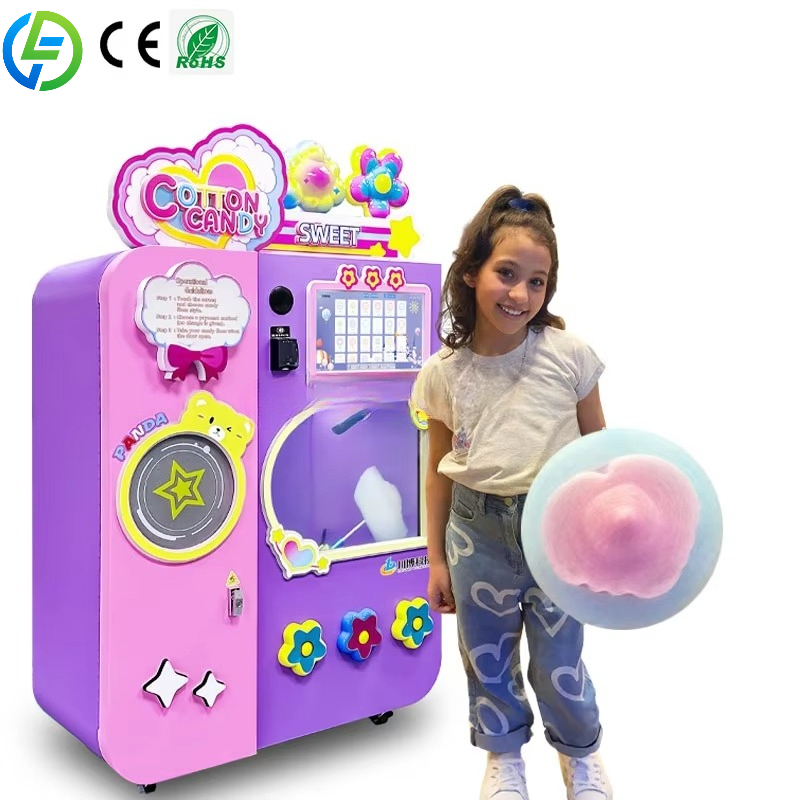 ベーカリーレストラン小売業界向けの高利益を稼ぐ自動販売機自動商業綿菓子機メーカーをカスタマイズします