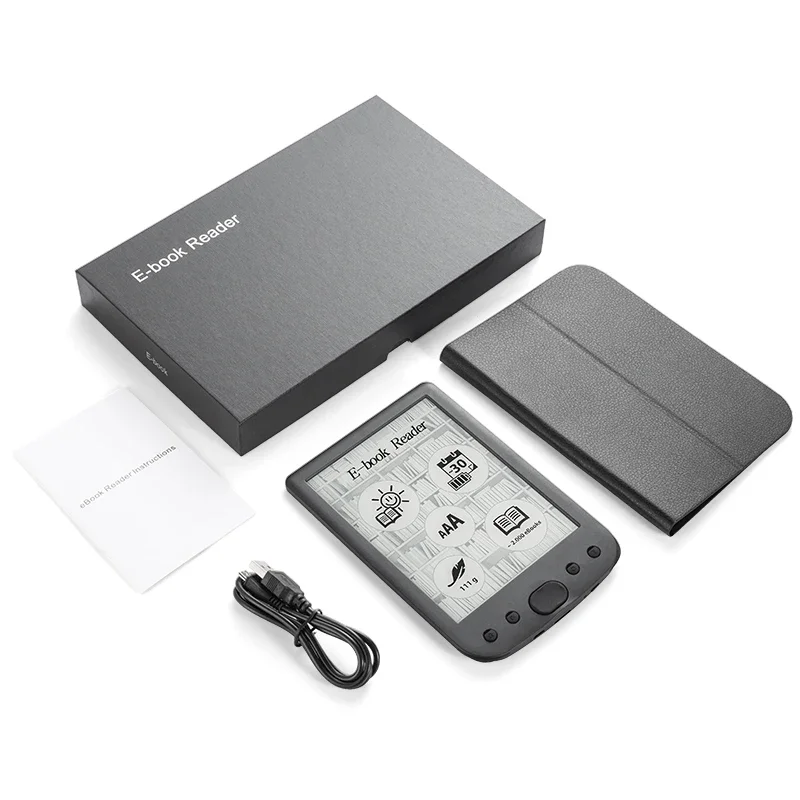 バックライト電子ブック Lilux システム E リーダー 多言語 E リーダー 電子ブック インク Eink 電子ブック 書籍 E インク