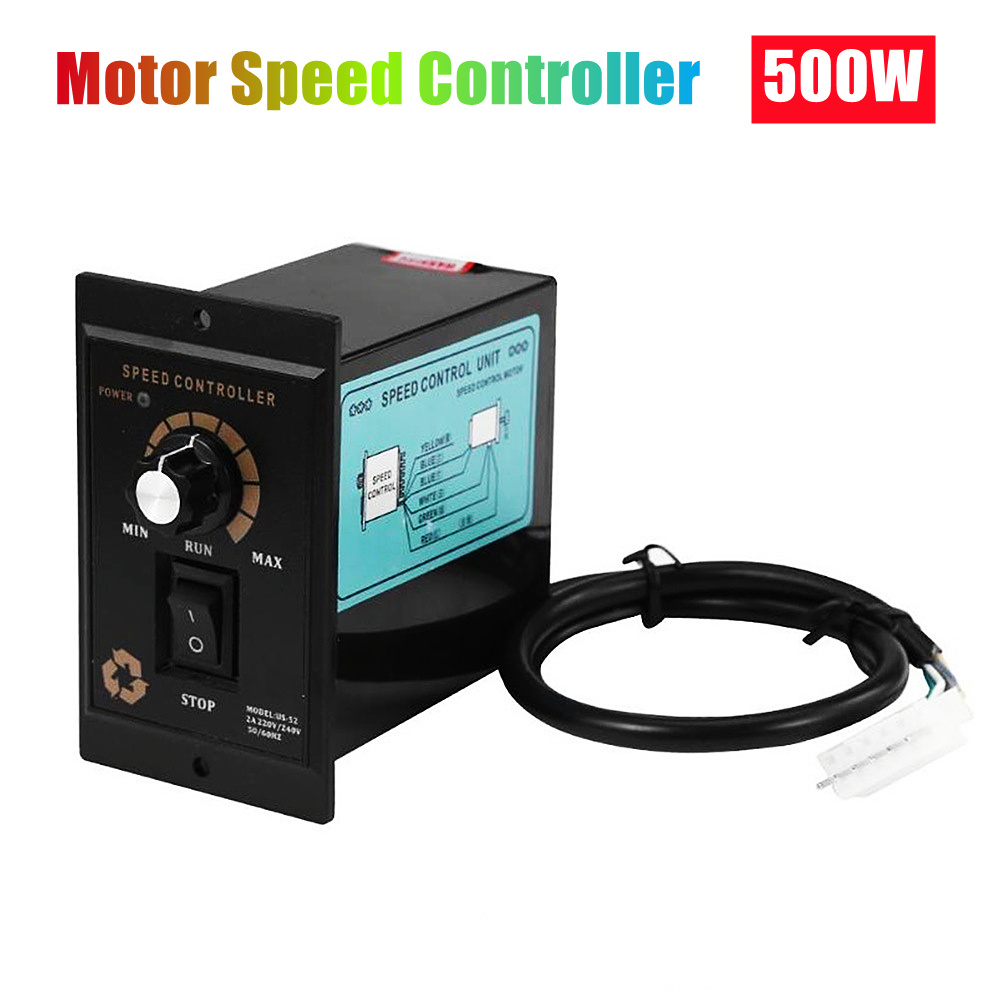 500 ワットモータースピードコントローラー AC 220V ピンポイントレギュレーターコントローラー US-52 フォワードおよびリバース UX モータースピードコントローラー