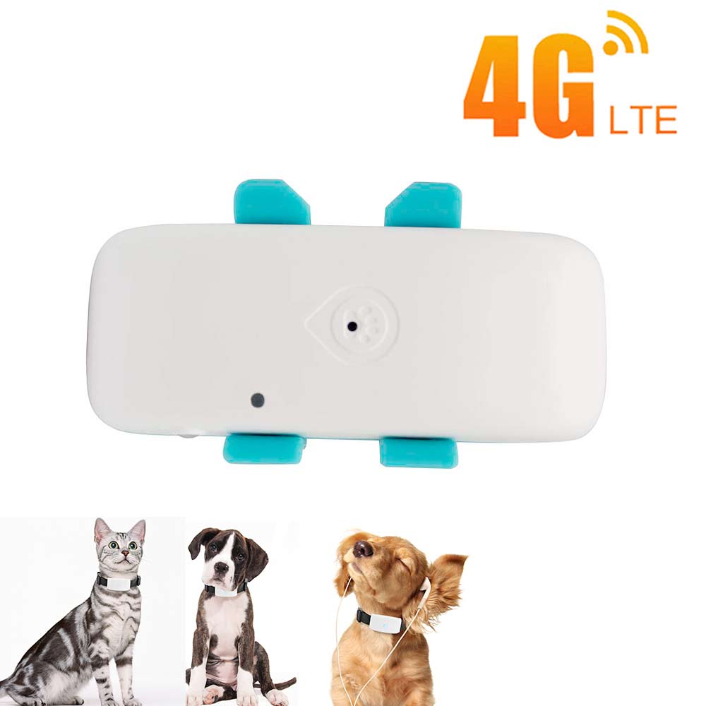 4G 犬 GPS トラッカー猫ペット 4G GPS ロケーターミニ GPS ペットトラッカー 4G GSM 最高の犬 GPS トラッカー無料アプリ付き防水 IP67