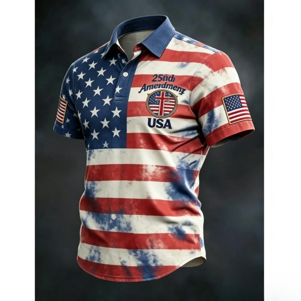 2026 新しいアメリカ 250 周年記念ポロシャツ米国旗 1776–2026 愛国的な Tシャツアメリカ独立記念日の服独立記念日
