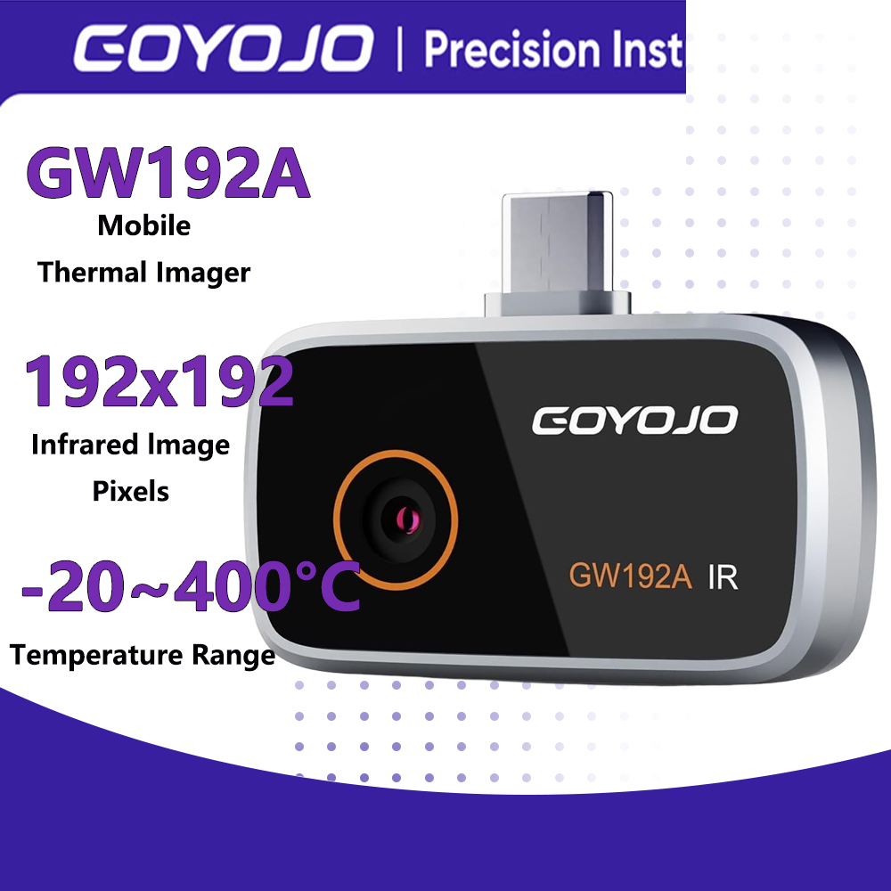 GW192A 赤外線熱画像カメラ検査修理サーモグラフィカメラ Android 携帯電話用の新しい熱画像カメラ