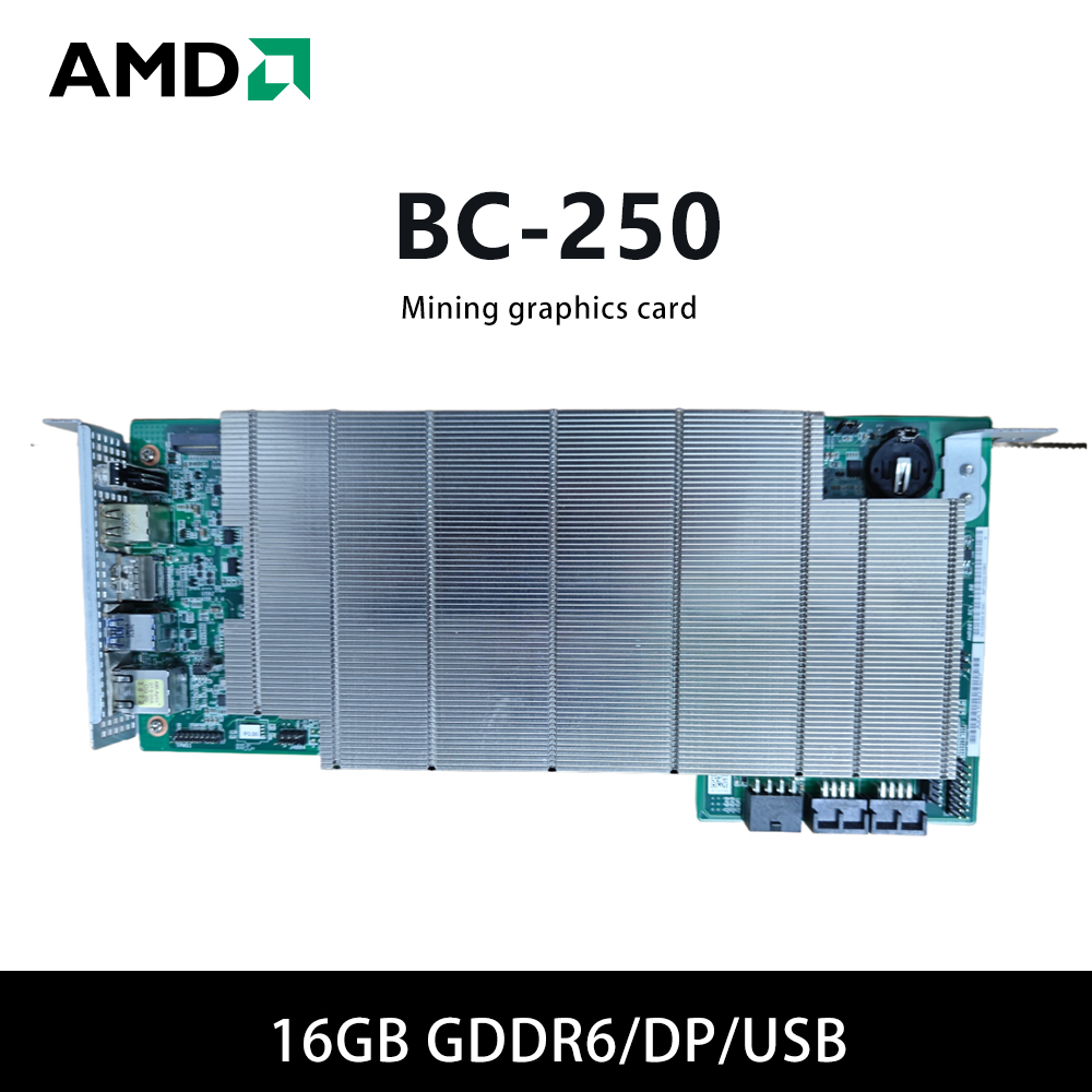 AMD BC 250 ビデオカード ミニング 新品グラフィックカード 16GB GDDR6 256ビット シングルカード GPU デスクトップPC用グラフィックボード