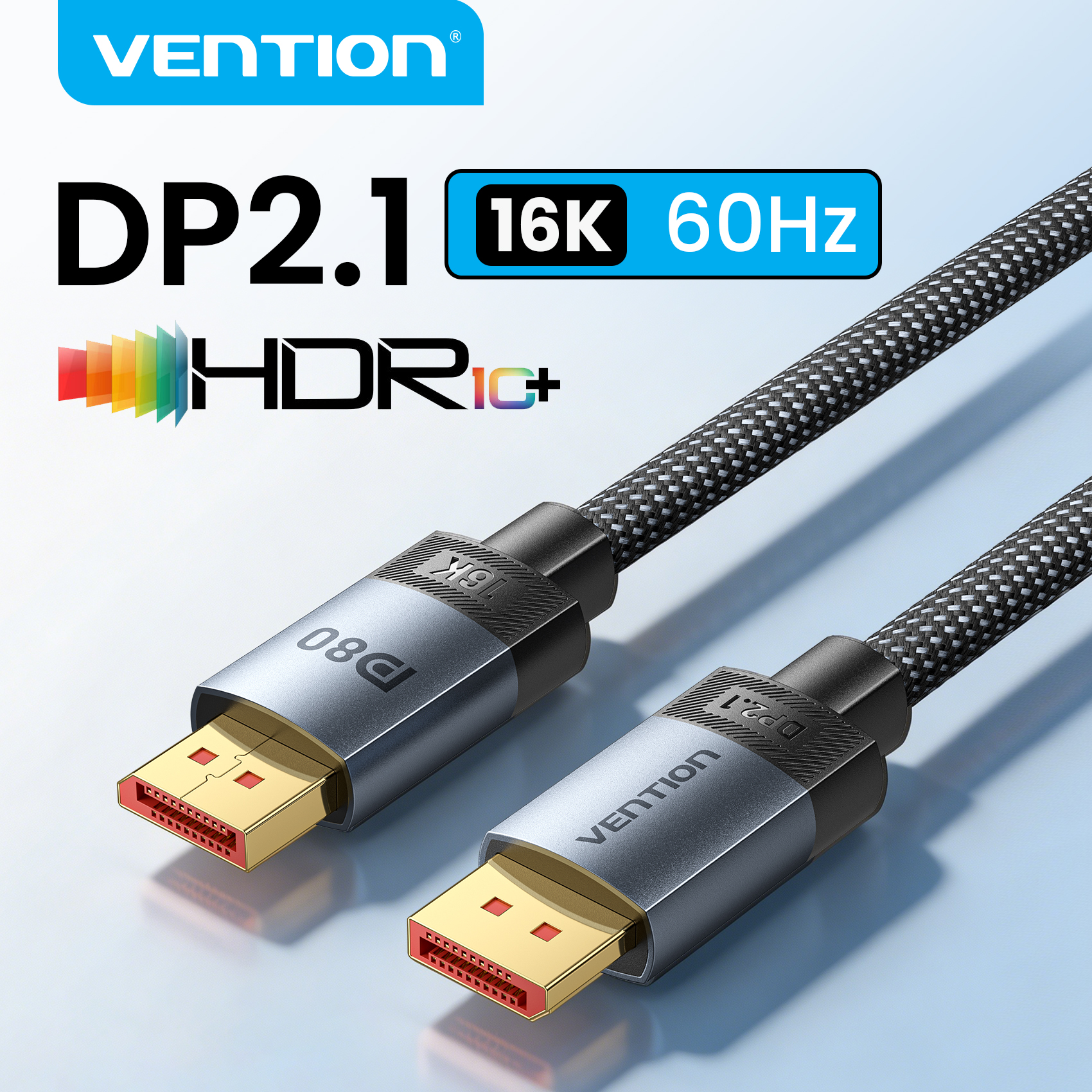 Vention Displayport ケーブル 16K60Hz ビデオオーディオケーブルラップトップ Xiaomi TV ボックス PC モニタービデオゲーム DP 8K240Hz ケーブルディスプレイポート