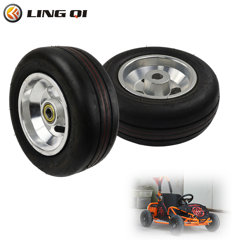 LING QI 5 インチミニゴム前輪と後輪ゴーカート部分シミュレーションタイヤ子供用カート四輪ドリフトカー