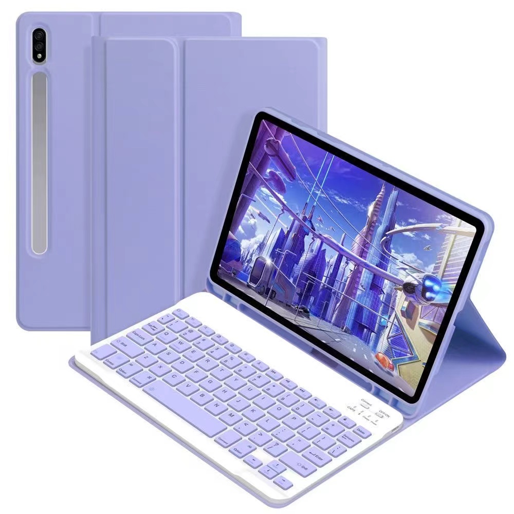 三星銀河タブ A9 プラス A8 ケース取り外し可能なキーボードギャラクシータブ S6 S10 LITE S9 FE 10.9 10.4 S7 S8 S11 11 プラス 12.4 13.1