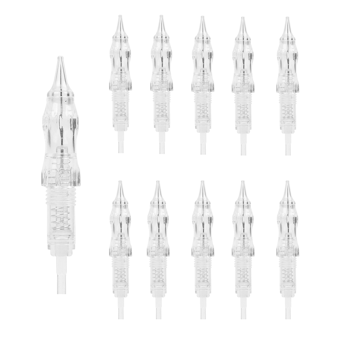 10 ピース/箱タトゥー針アートメイクネジカートリッジ針黒真珠 P300 P90 Pmu マシン Microblading ツール