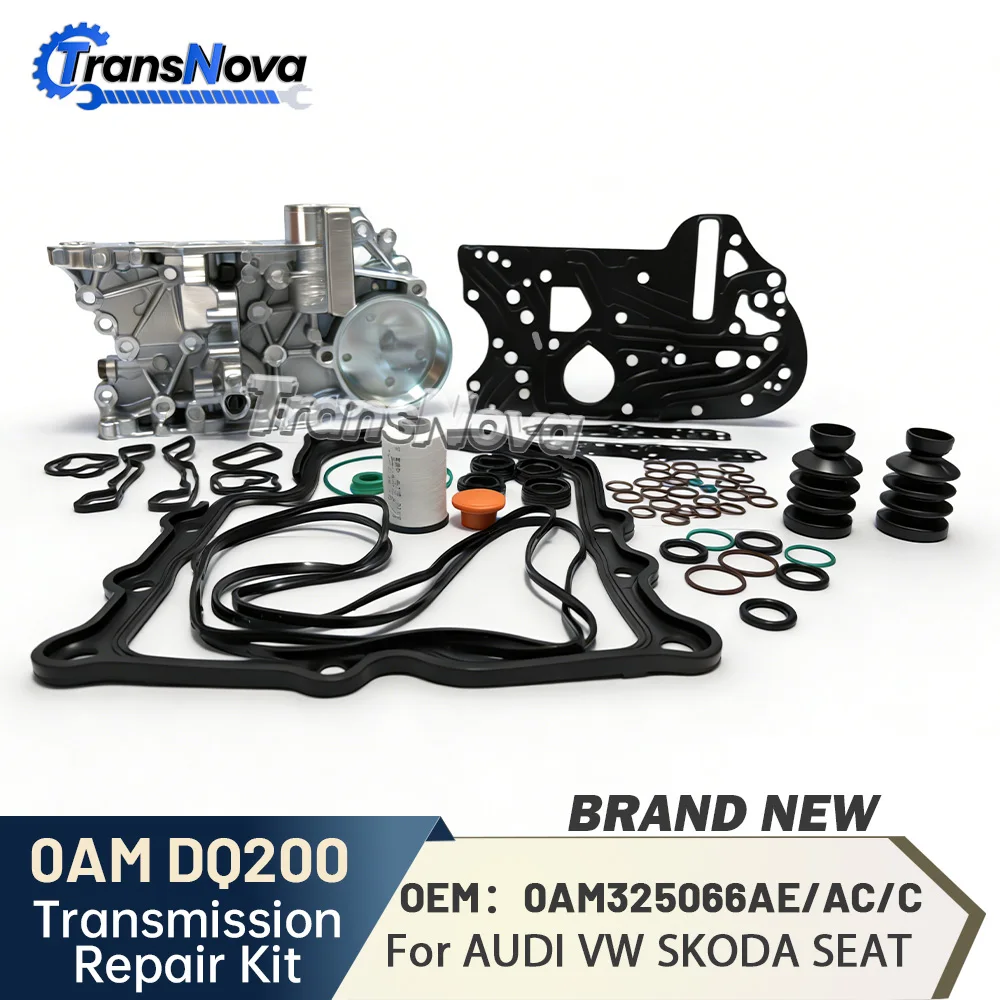 TransNova DQ200 0AM DSG 7 Automatic Transmission Mechatronic Valve Body Repair Kit For OAM Gearbox VW Audi TT Golf 7 SKODA SEAT