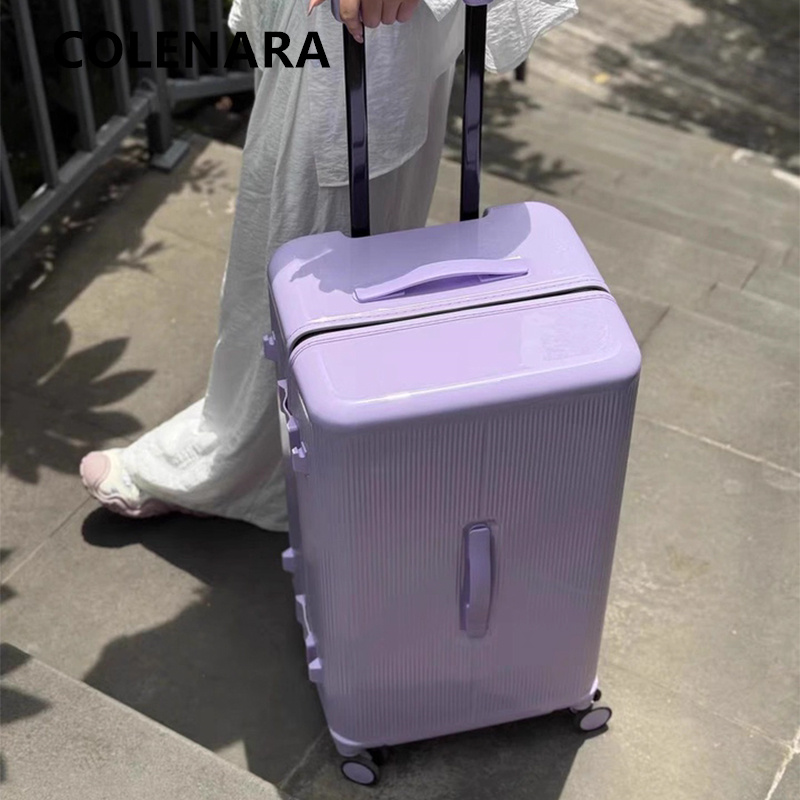COLENARA 高品質スーツケース女性搭乗ボックス男性トロリーケース大容量 20 "24" 28 インチカート型旅行バッグ荷物