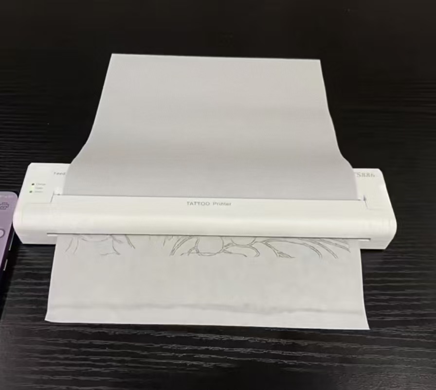 ワイヤレスポータブルインクレスサーマルプリンター1000mAh、電話PC、ホームオフィス用USBミニポケットDocプリンター