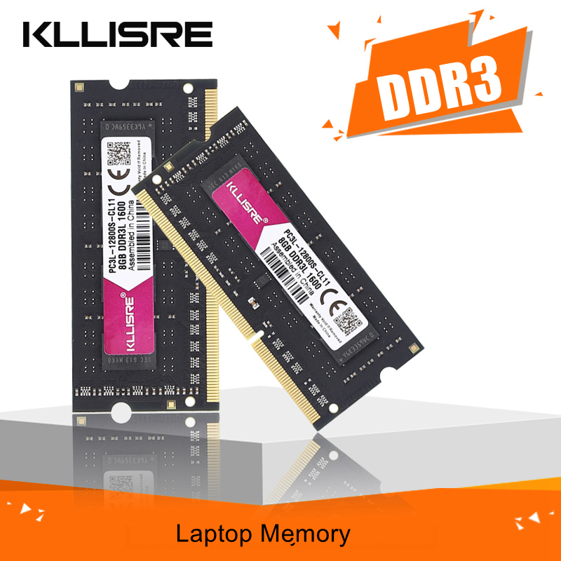 Kllisre DDR3L DDR3 Sodimm 8GB 1600MHz ノートパソコン用RAMメモリ