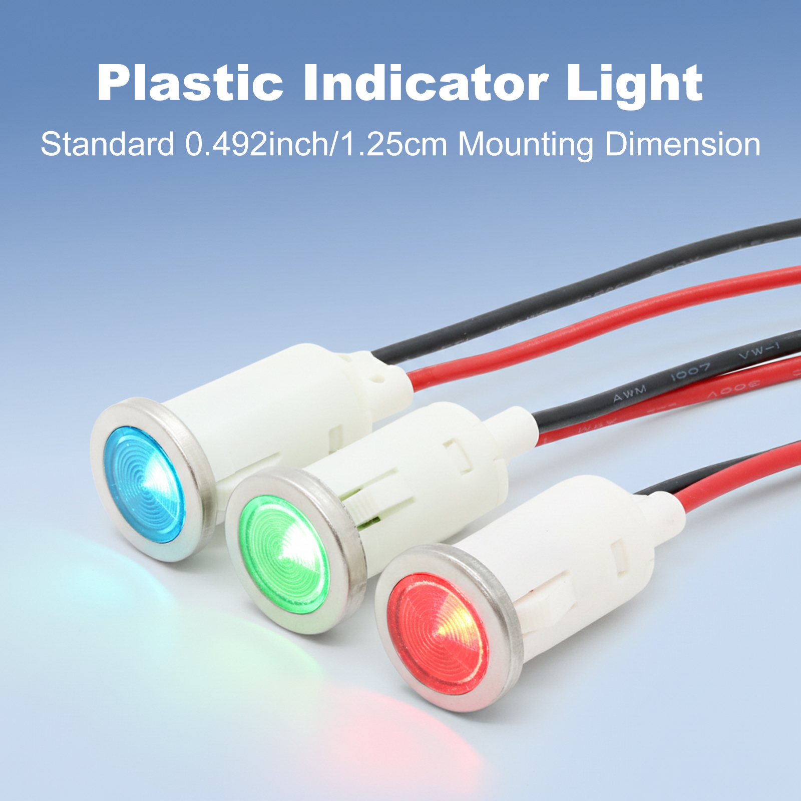 FILN 4個 13mm インジケータライト 軽量 耐食性