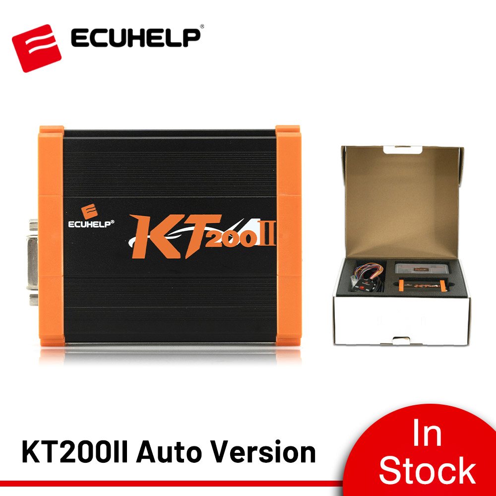 [カートンボックス] ECUHELP KT200II ECU TCU プログラマ自動バージョン、車のトラック用、R/W ECU ベンチ/OBD/BOOT/BDM /Jtag モード