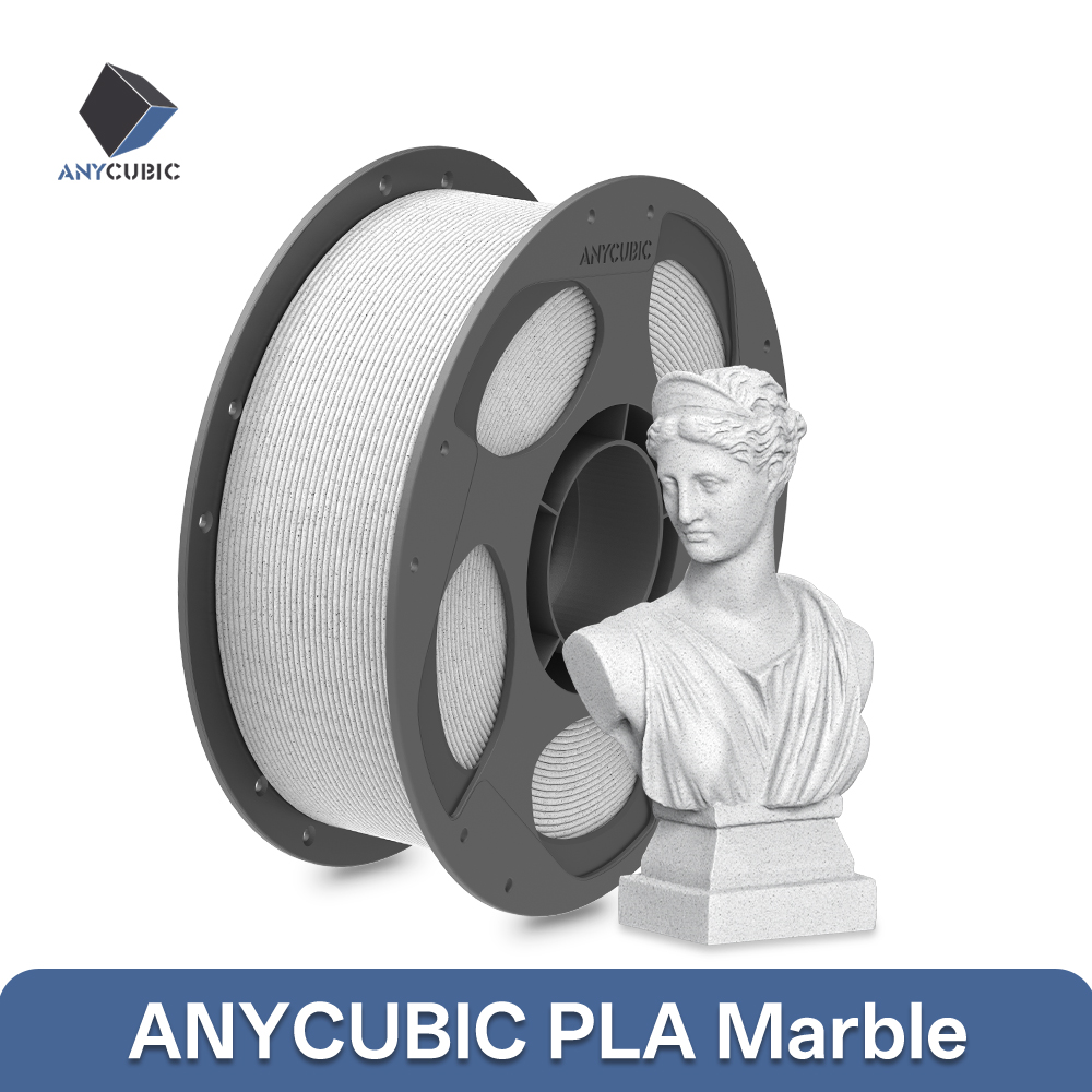 ANYCUBIC PLA 大理石フィラメント 1 キロ/ロール 3D プリンタ大​​理石テクスチャ印刷材料大理石像建築 FDM 3D 印刷 PLA