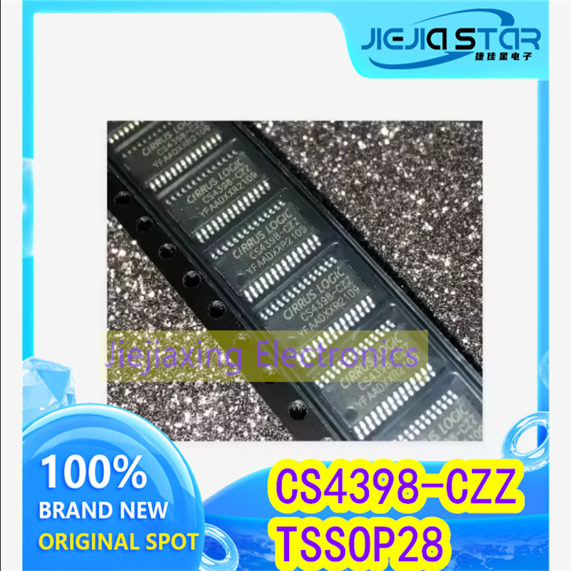 (2/10 個) CS4398-CZZ CS4398 CS4398-CZZR オーディオ DAC チップ TSSOP28 新しいオリジナルエレクトロニクス