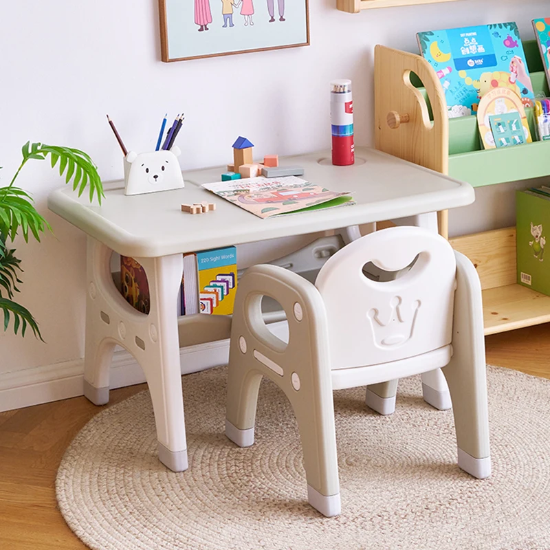キッズテーブルチェアセット子供家具学生デスク子供の子供部屋のデスクテーブル Escritorios De Computadora 研究ベビー