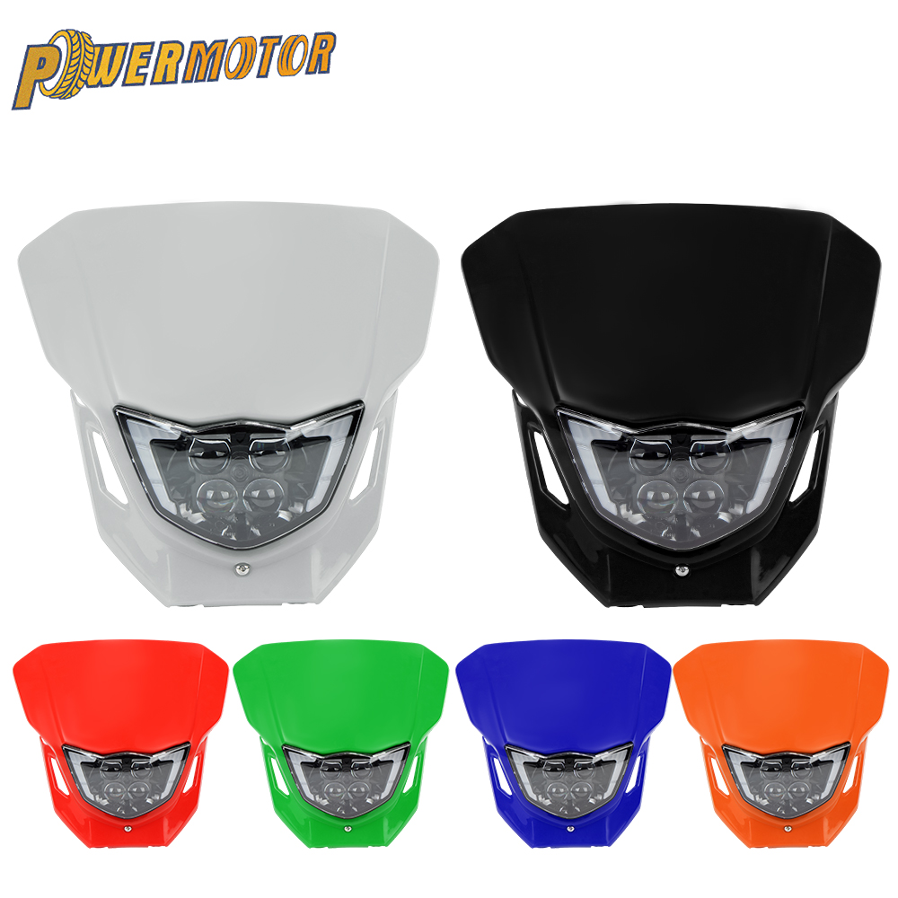 オートバイ LED ヘッドライトヤマハ WR YZ 250 450F 250F CQR250 ヘッドライトアセンブリ部品ダートバイクモトクロス