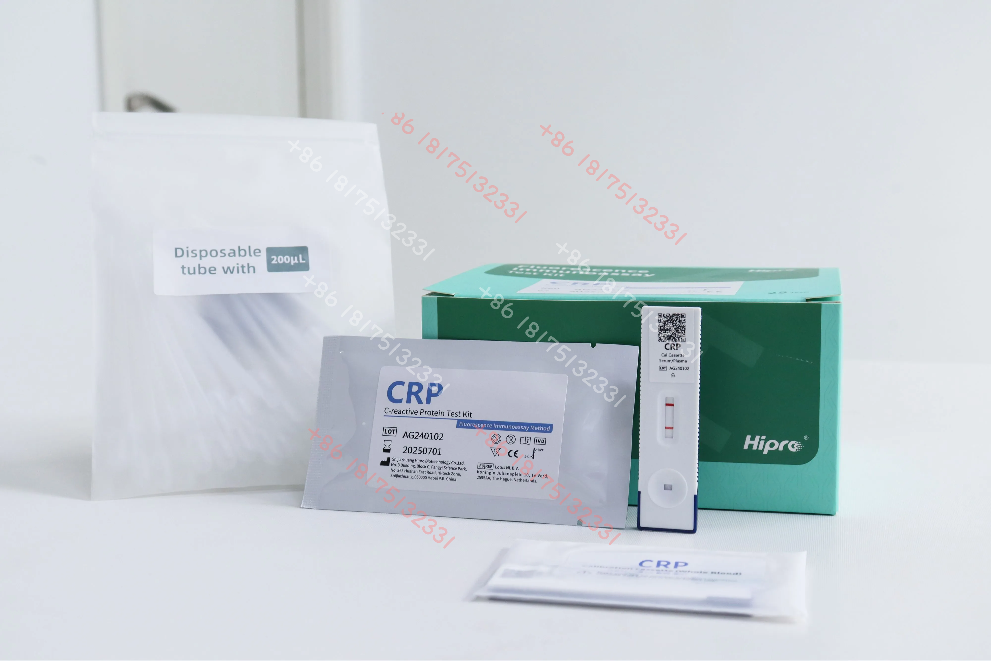 パームリーダーマシン No.F 葉酸 ビタミン b12 25-OH-vd HBP HbA1c CRP PSA(25 テスト/キット)