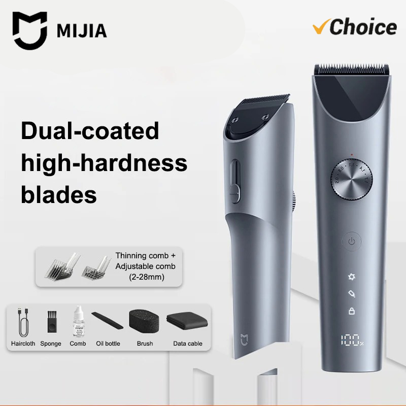 MIJIA バリカン 2 ヘアトリマープロのひげカット機 IPX7 防水ワイヤレス散髪機 Mijia クリッパー 2