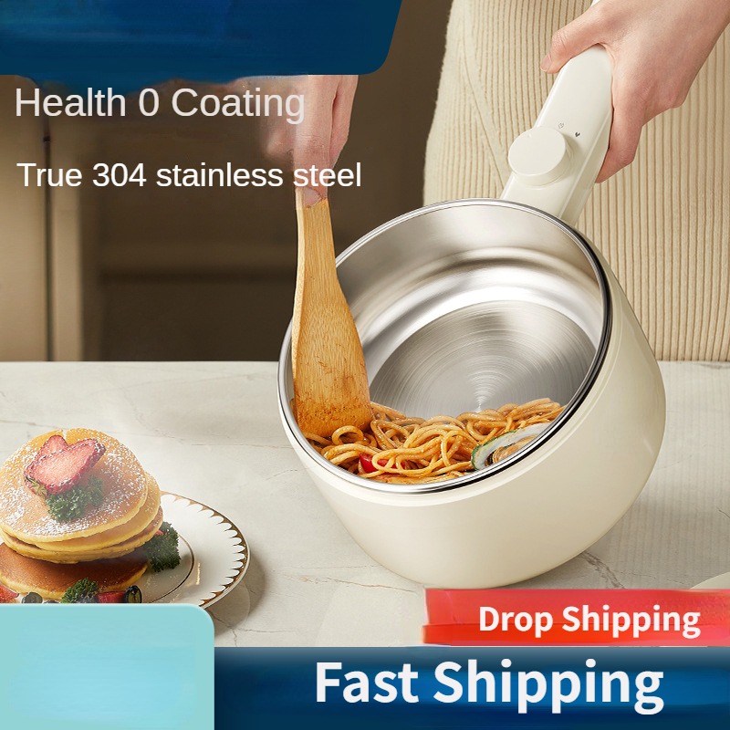 220V Electric Cooking Machine Household Electric Hot Pot Home Multi Cooker Stir-frying Pan Rice Cooker 1800ML