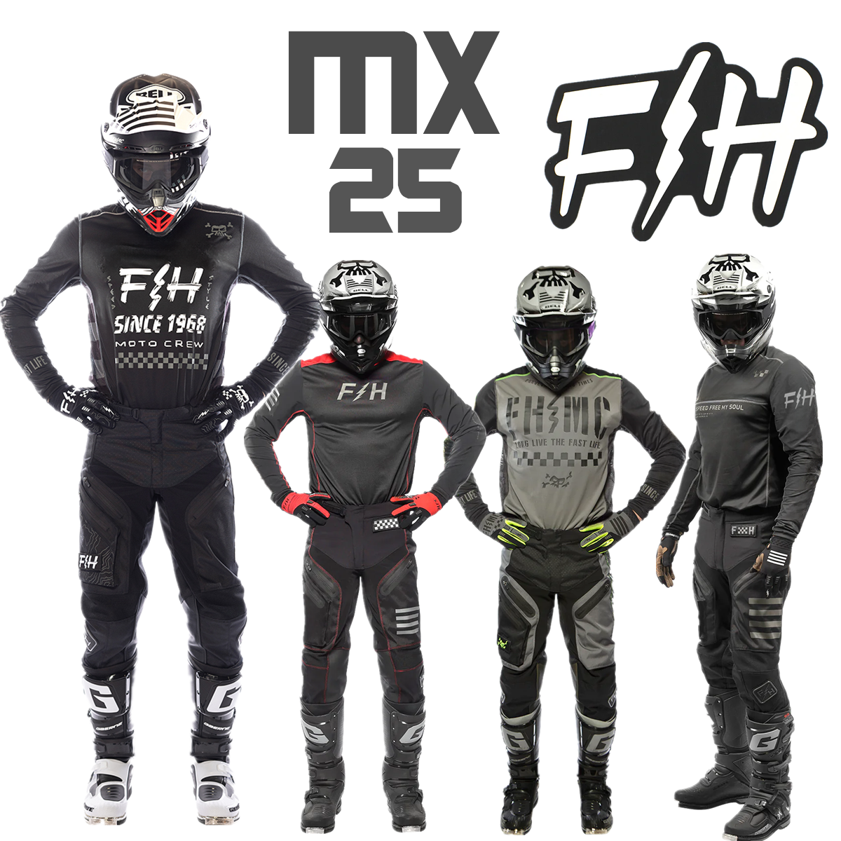 2025 シフト MX オフロードモトクロスギアセットモトキット FH エンデューロジャージセットダートバイクコンボオートバイスーツ