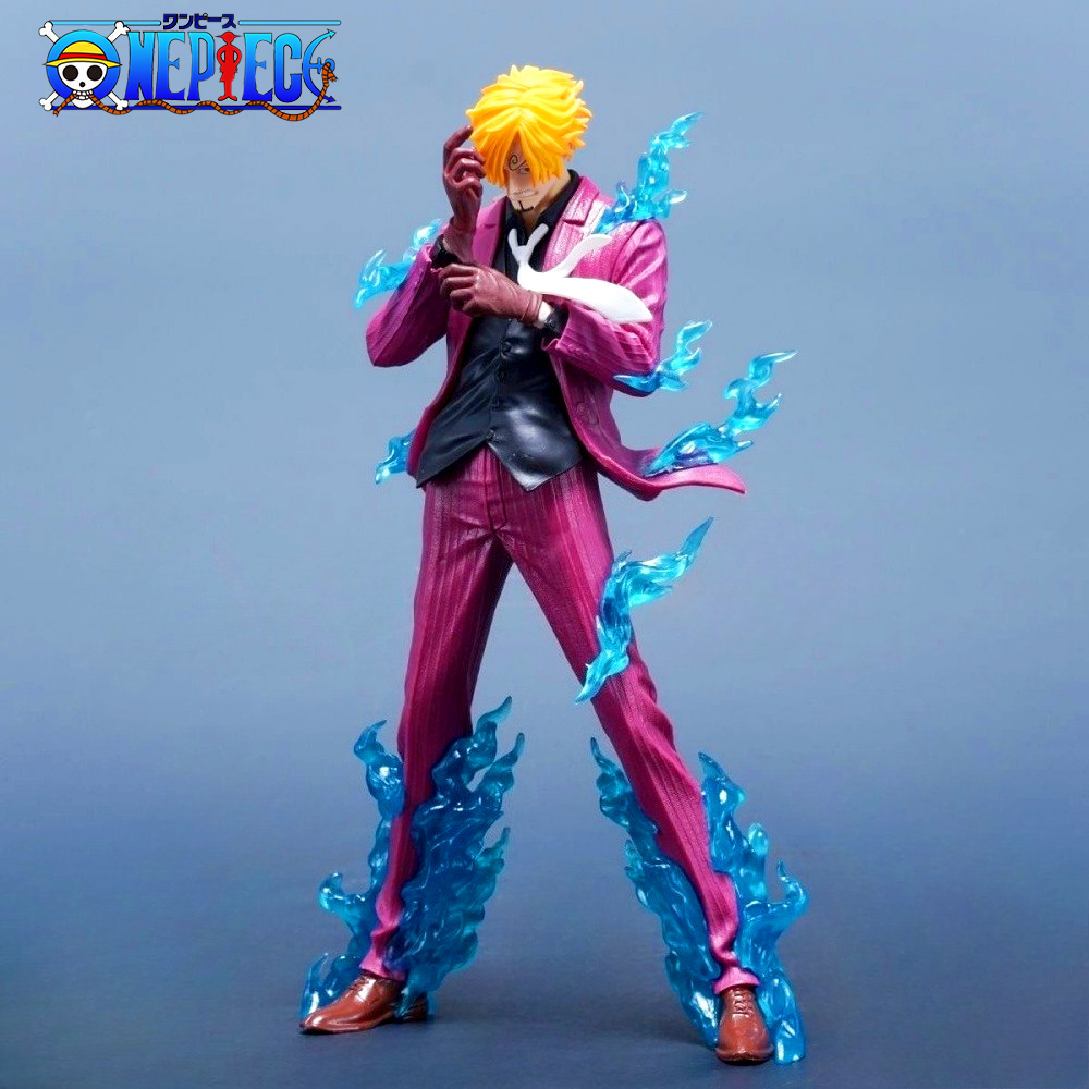 24 センチメートル/9.45 インチアニメワンピースフィギュアサンジアクションフィギュア Pvc 像デスクトップ Ornamen コレクションモデルのおもちゃギフト