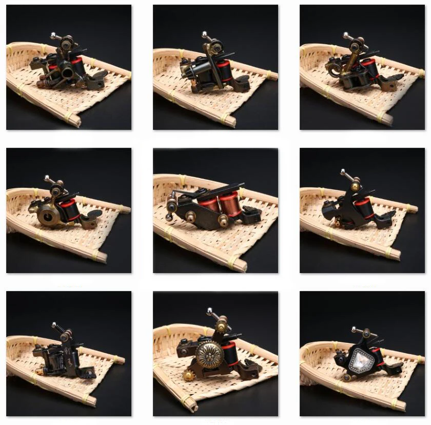 1 10 ラップコイルライナー/シェーダーカスタムプロフェッショナル鉄線切断鉄羅のタトゥーマシンガン供給