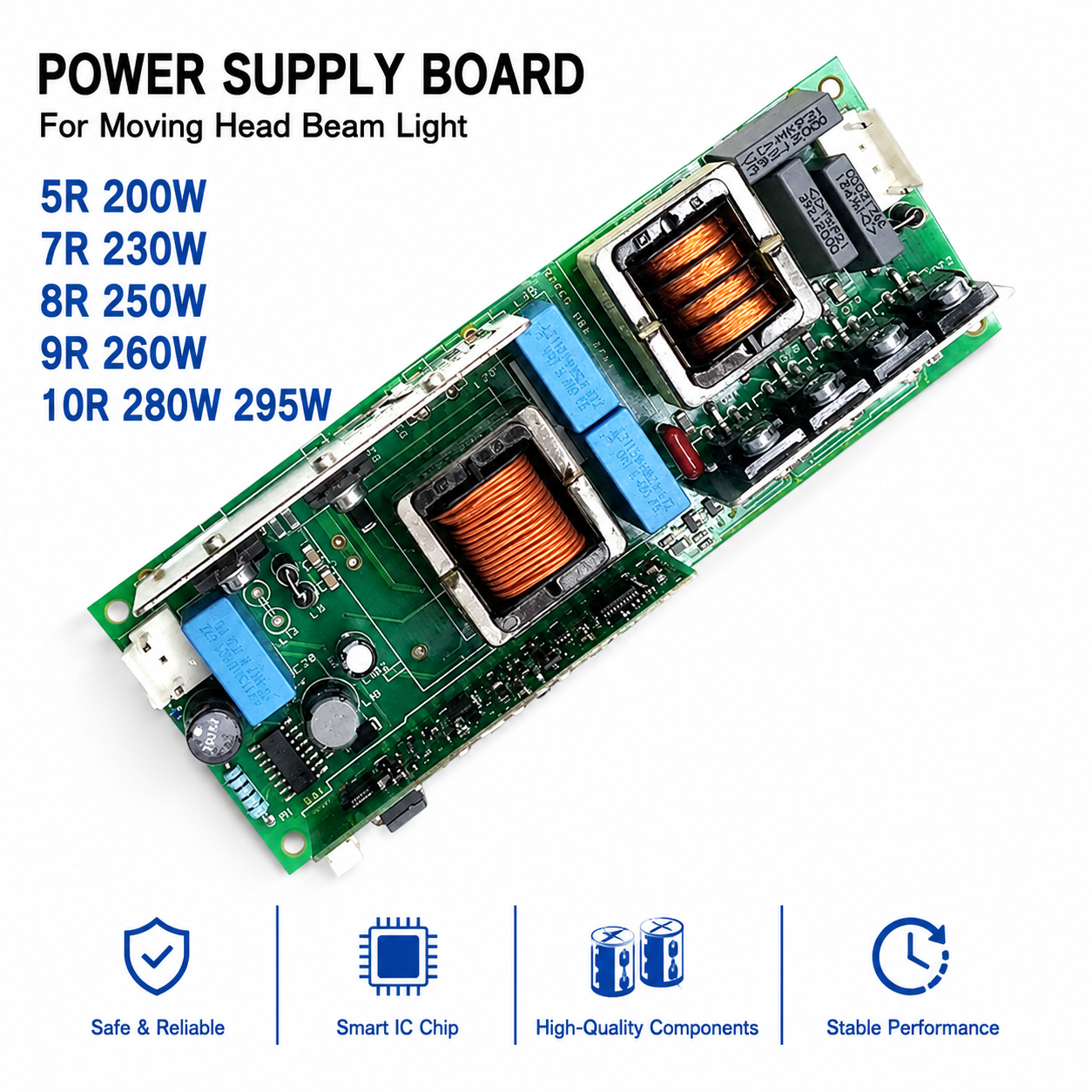 舞台照明バラスト電源 7R 9R 10R 16R 17R ムービングヘッドライト 230W 250W 260W 295W 330W 350W 380W 交換部品用
