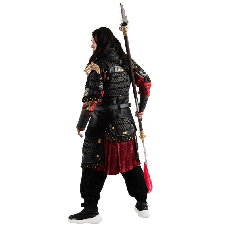 本物の中国の騎兵の鎧中国の古代戦士の鎧