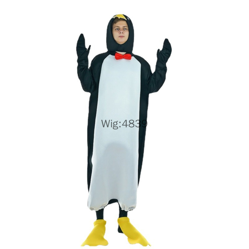 ハロウィン パロディー ペンギン コスチューム パーティー ドレス 仮面舞踏会 ステージ衣装 パフォーマンス衣装 ハロウィン カーニバル パーティー コスチューム