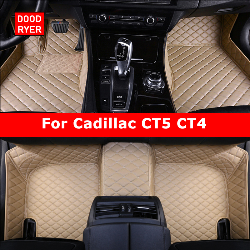 DOODRYER カスタム車のフロアマットキャデラック CT5 CT4 GT4 自動車カーペットフットコシュ Accessorie