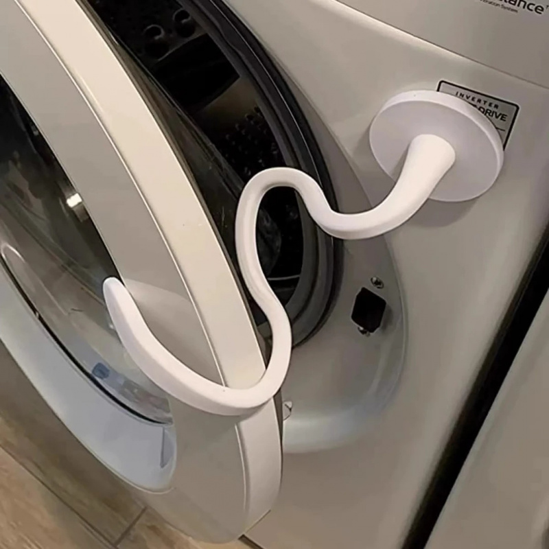 フロント洗濯機ドア強力マグネットブラケット強力磁気洗濯機ドアドアブラケットマグネットヘビ型シリコン