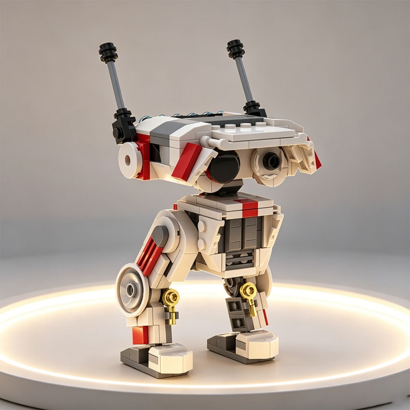 MOC 270 個宇宙戦争 BD-1 テクノロジーロボット DIY クリエイティブ教育子供のビルディングブロックアセンブリフェスティバルパーティーギフト