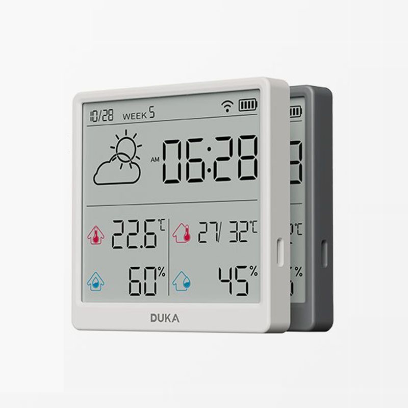 DUKA TH3 ワイヤレススマートホーム WIFI 温湿度計ホーム天気センサー屋内屋外湿度計温度計センサー