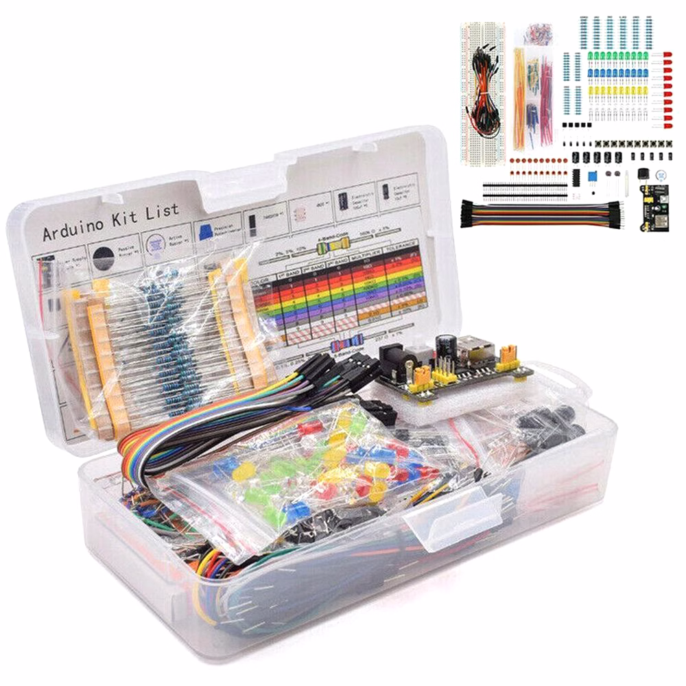 830 ピース/箱 DIY プロジェクトスターターキット Arduino UNO R3 キット電子 DIY キット電子部品セットとタイポイントブレッドボード