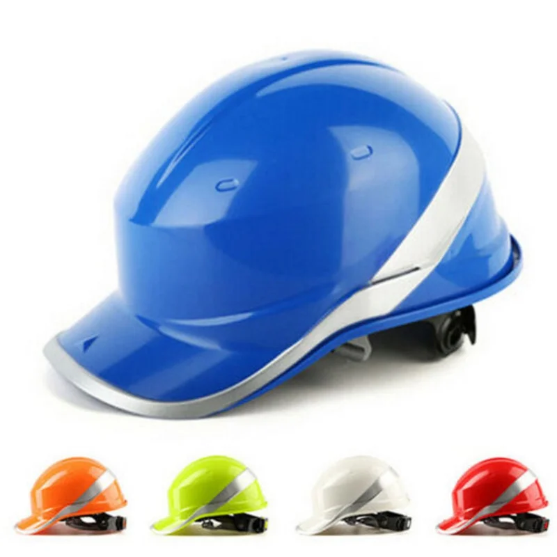 ダイヤモンド V ハード帽子安全ヘルメット高 Hi Vis 野球リバーシブルステッカー帽子セキュリティ保護建設ハード帽子バンプキャップ