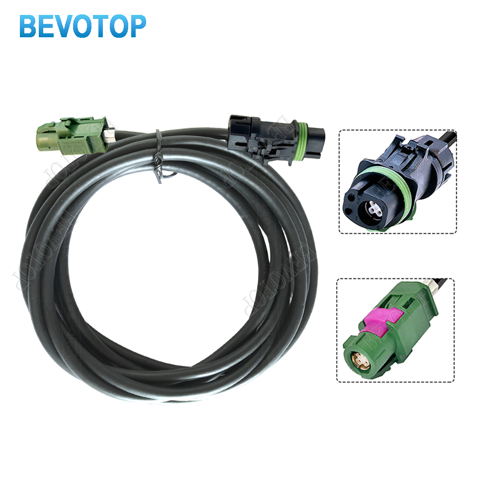 TRSVC リアビューカメラワイヤーハーネス BMW F07 F10 F11 F12 FO1 F02 F03 HSD ケーブル 2.5 メートル 3 メートルグリーンジャックリバースカメラケーブル