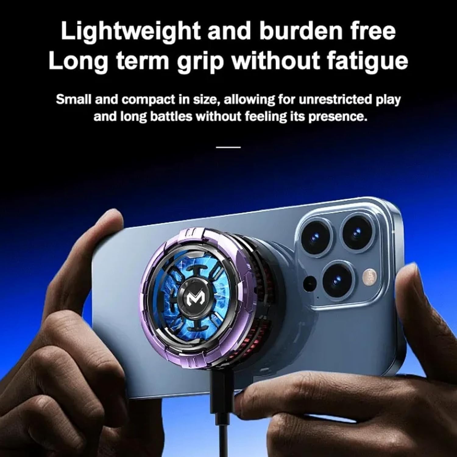 半導体電話クーラー高速冷却 RGB 磁気クリップオン電話ラジエーターゲームライブストリーミング iPhone Android タブレット用