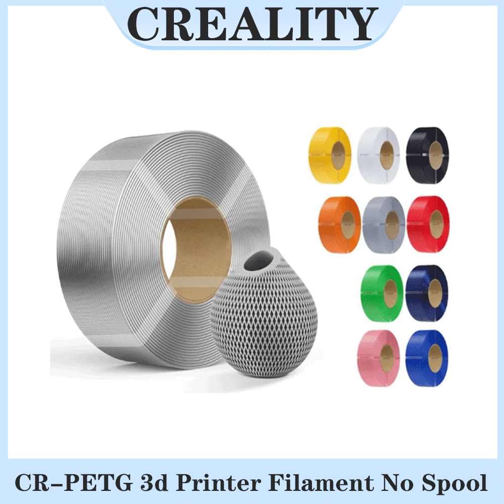 Creality 3D プリンター フィラメント 1.75mm±0.02mm 1kg 高温環境に優しい無臭無毒で優れた印刷 QCR-PETG