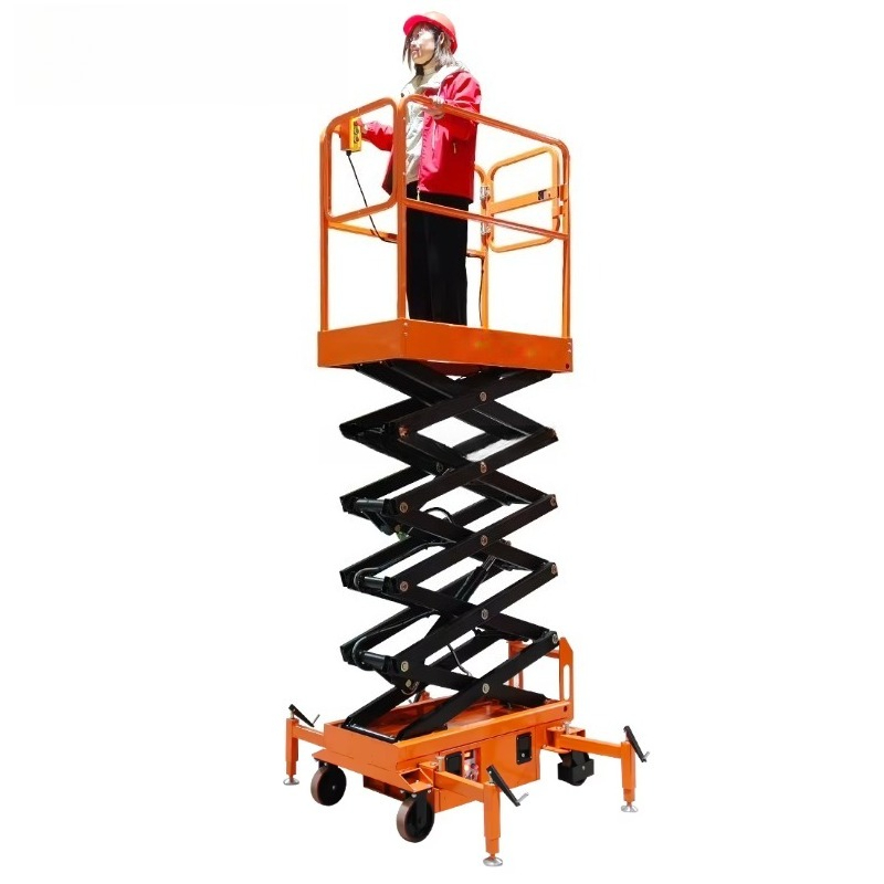 4m To 20m Hydraulic Electric Scissor Lift 6m 8m 10m 12m 14m Mobile Lifter Scaffolding Man Aerial Platform