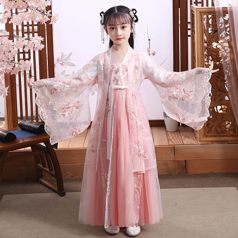 女の子現代韓服中国風のドレスハロウィン妖精子供服 Vestidos 伝統的なコスプレ子供衣装女の子ドレス