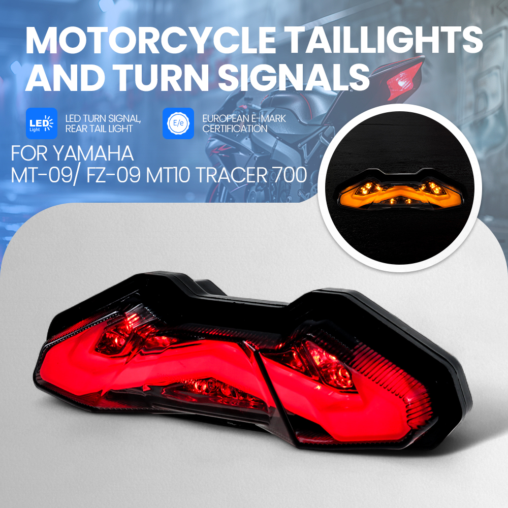 オートバイ LED ターンシグナルテールライトテールライトヤマハ MT-09/FZ-09