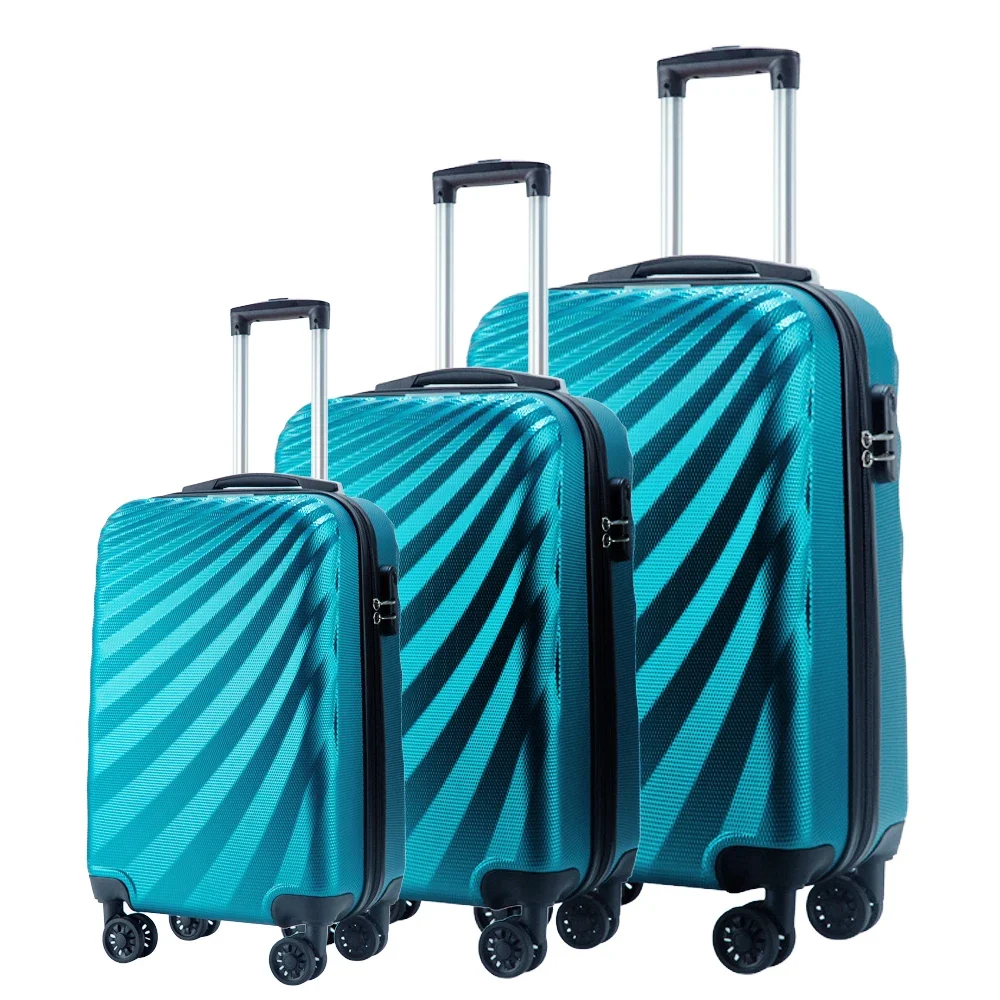 20インチ24/28インチの荷物セット、車輪付き旅行スーツケース、トロリー荷物バッグ、ローリング荷物ケース、機内持ち込み手荷物、トロリースーツケース