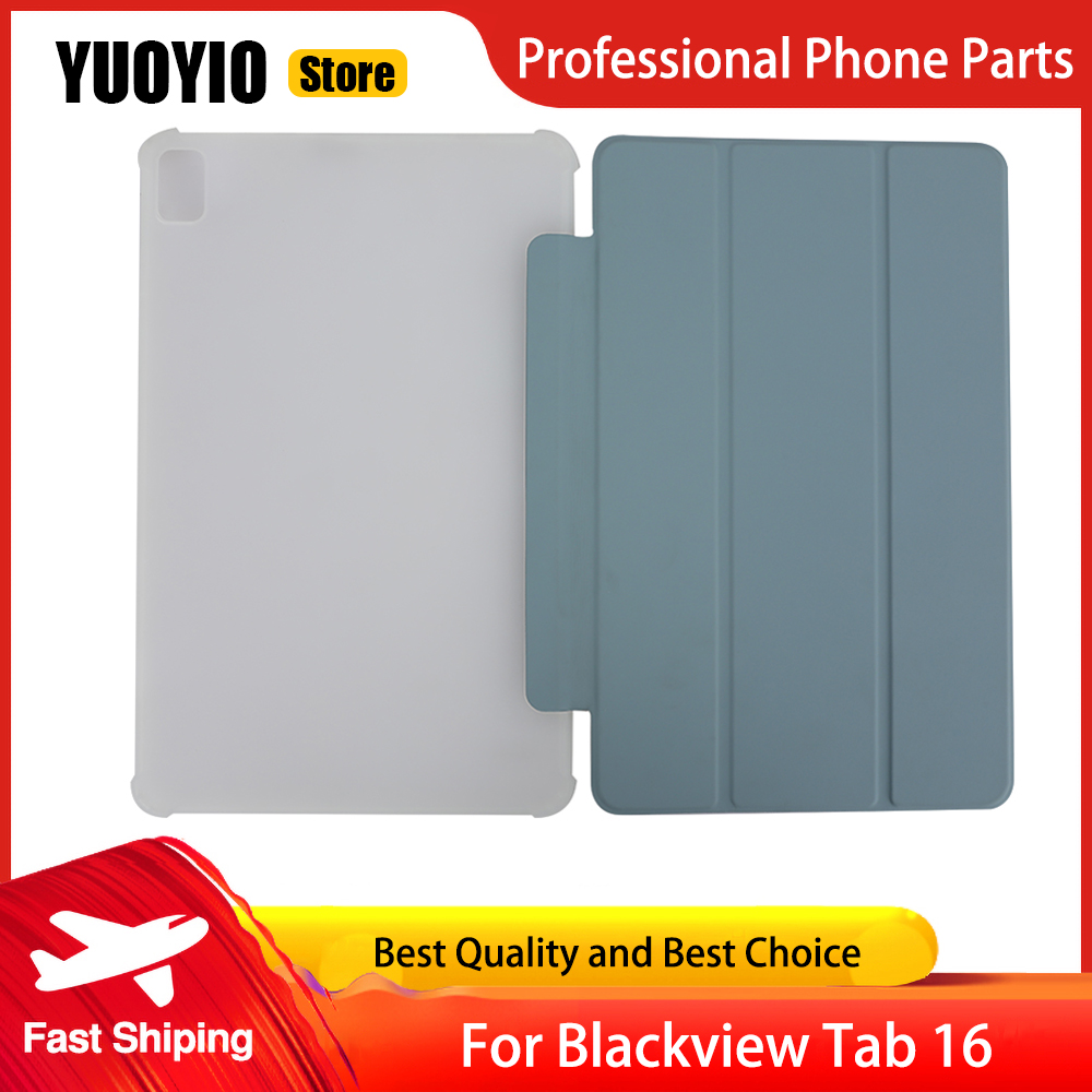 YUOYIO ケース Blackview タブ 16 マットソフトシリコン TPU 保護ケース 11 ''フリップ iPad 保護ケース