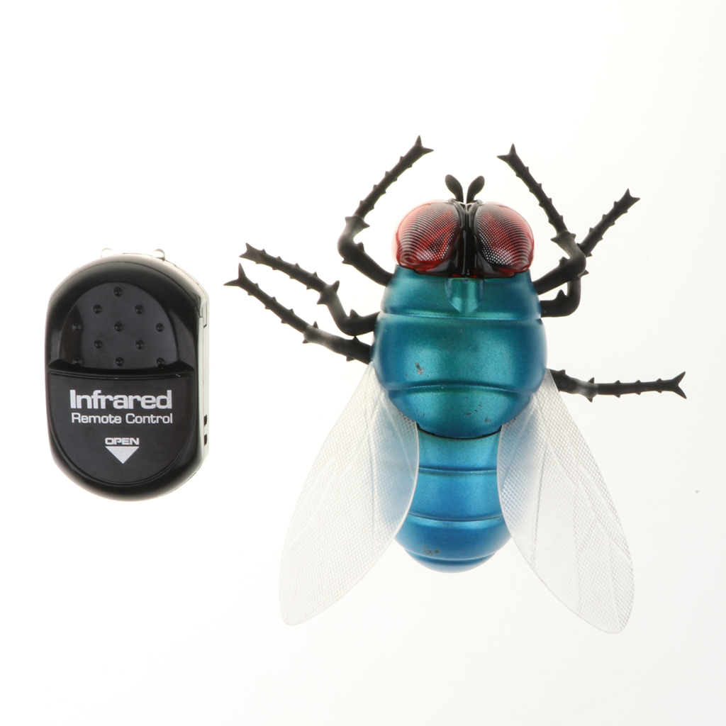 赤外線リモコンフライ RC 動物おもちゃいたずら爬虫類昆虫ジョーク怖いトリックいたずらバグ