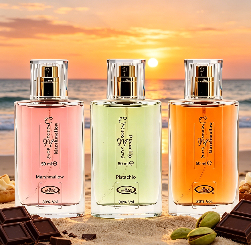 Al Rehab グルメ香水、50ml スプレーバージョン、ニュートラルな香り、持続性のある香り、ミルクチョコレートコア、上級ニッチ、持続性のある甘い香り、あらゆる会場に適しています